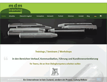 Tablet Screenshot of mdm-training.com